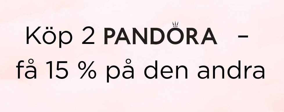 Välj två Pandora-favoriter och få 15 % rabatt på den ena