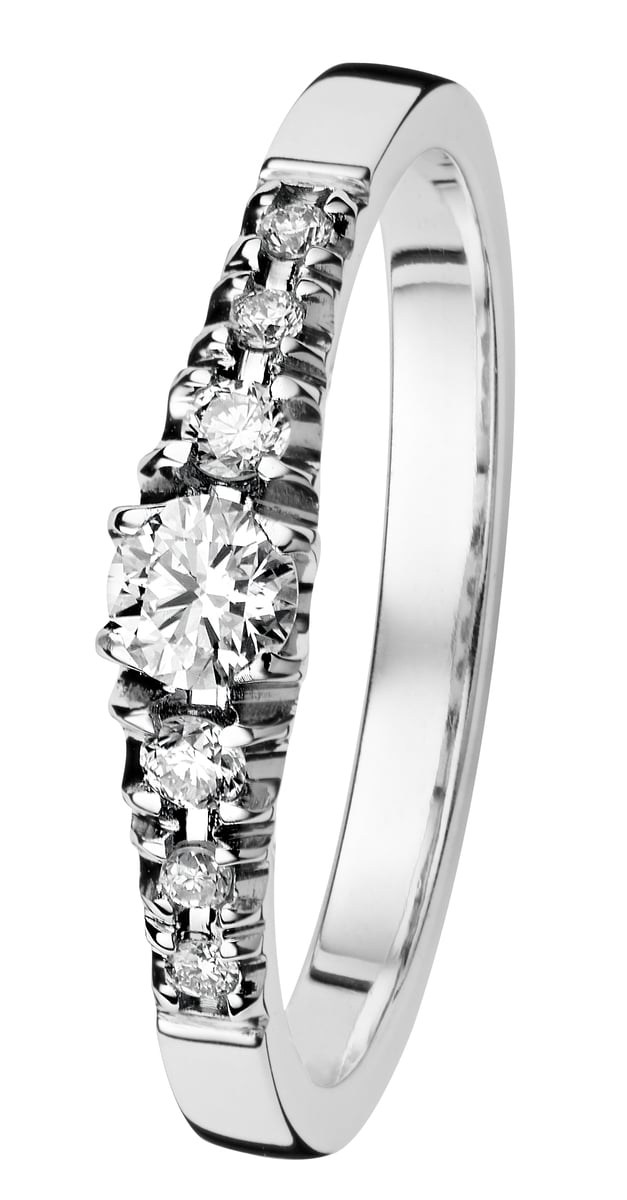 Kohinoor Cristal -timanttisormus (0.24ct) 033-244V-24