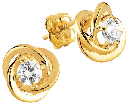 Kultaiset tappikorvakorut JE2701