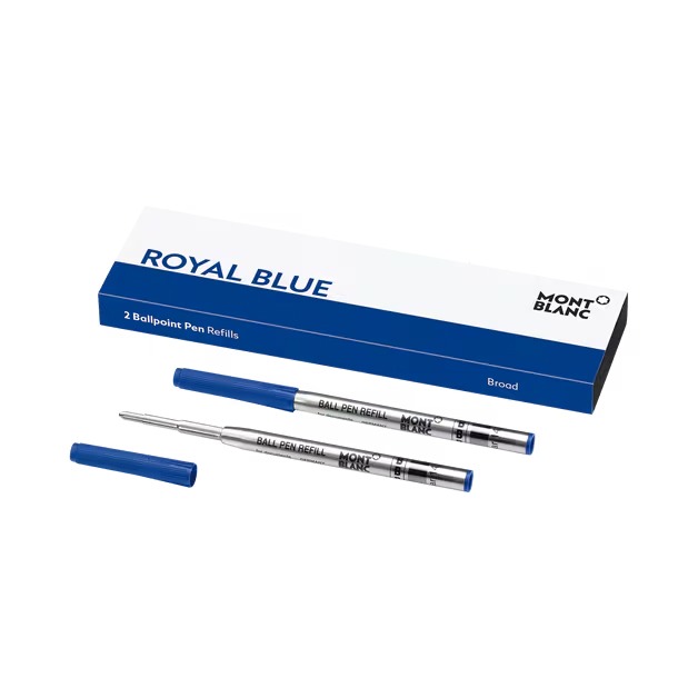 Montblanc Ballpoint Täyte, Broad Royal Blue / 2kpl MB128215