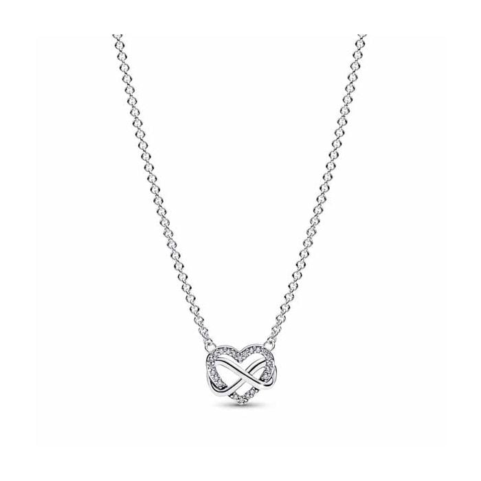 Pandora Sparkling Infinity Heart kaulakoru 392666C01
