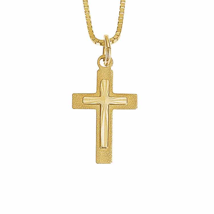 Kultainen ristiriipus 4-11111 YG