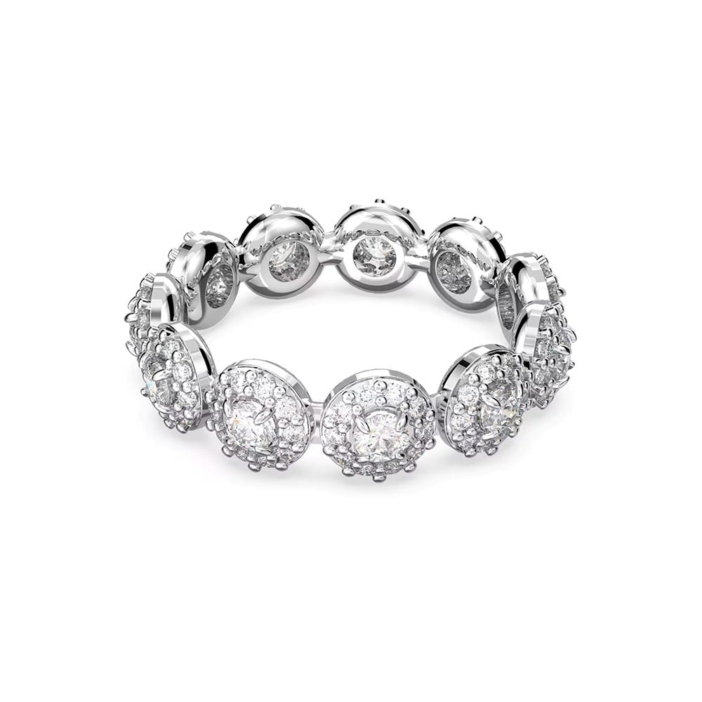 Swarovski Una Angelic sormus / hopeanvärinen