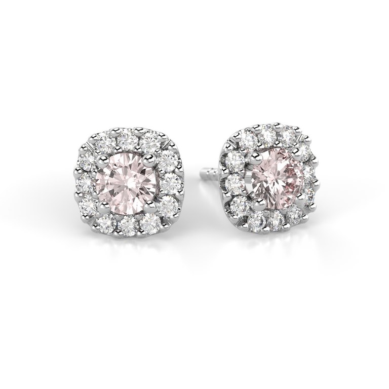 Festive Janette Korvakorut Morganiitti 0,60 ct 14k valkokulta 567-060MK-VK