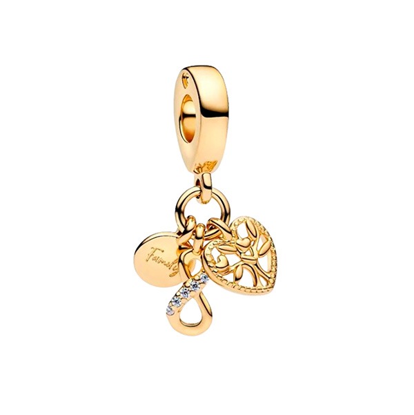 Pandora Family Infinity Triple Dangle, kullattu 762201C01