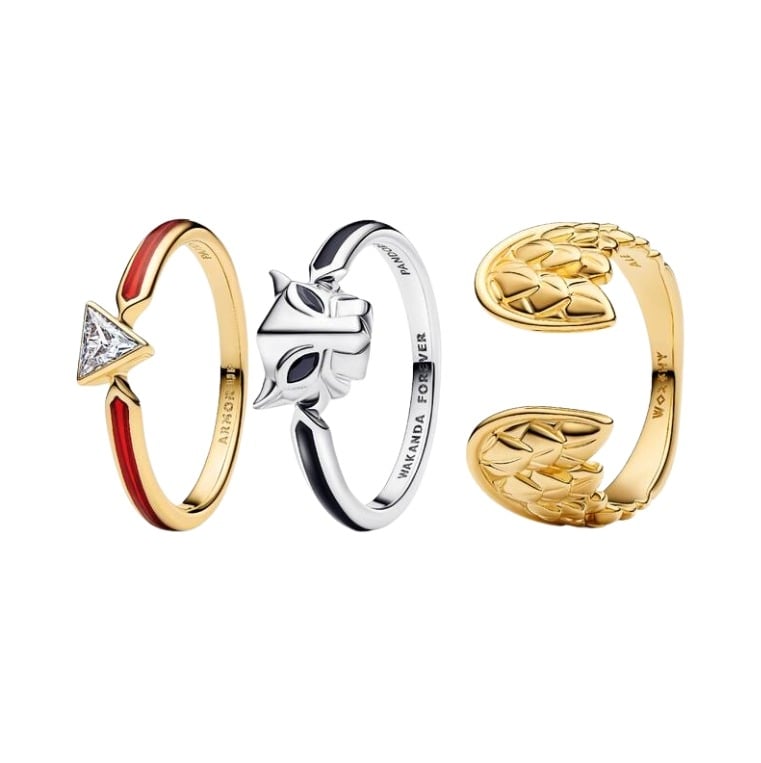 Pandora Marvel Avenger Friends Ring Trio sormussetti