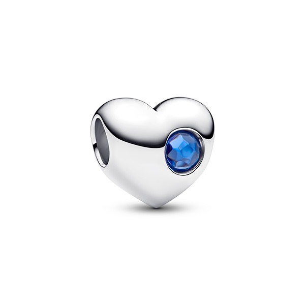 Pandora Engravable Blue Stone Heart hela 794161C09