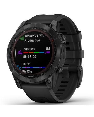 Garmin Fenix 7 Sapphire Solar, TI Black 010-02540-35-5