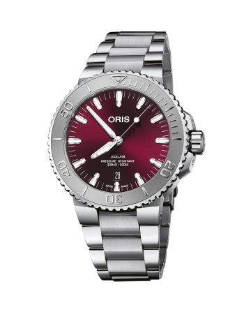 Oris Aquis Date Relief Cherry 43,5 mm 01 733 7730 4158-07 8 24 05PEB