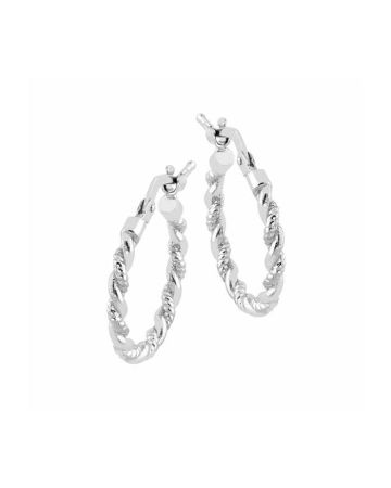 Hopeiset korvakorut 18 mm 023OR0697W