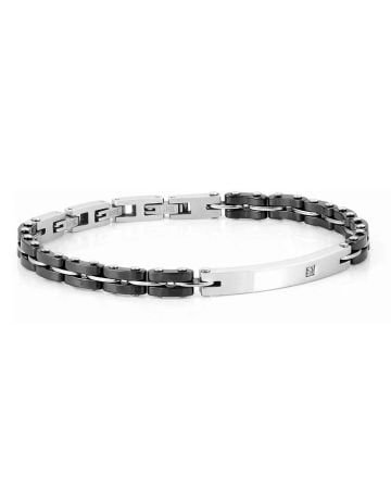 Nomination Strong with Long Plate Black Armband 028302/006