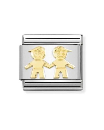 Nomination Classic Gold Brothers 030162/68