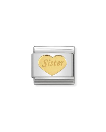 Nomination Classic 18K Sydän Sister 030162/36