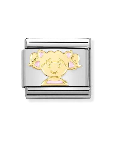 Nomination Classic Gold Pink Girl 030272/66
