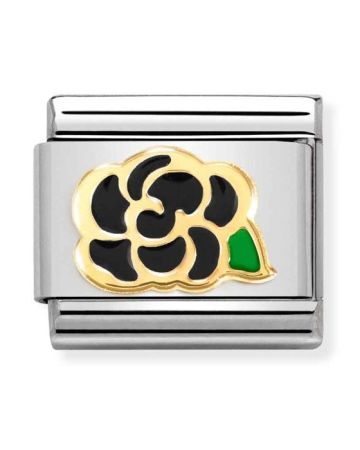 Nomination Classic Black Camellia 030272/78