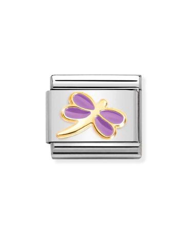 Nomination Classic Purple Dragonfly 030285/55