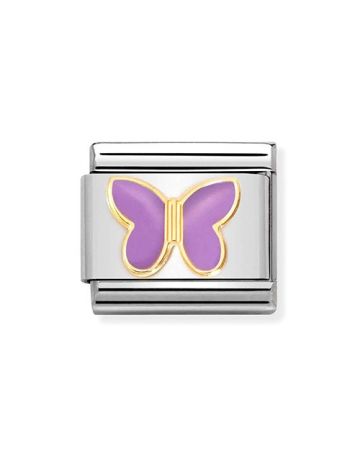 Nomination Classic Purple Butterfly 030285/60