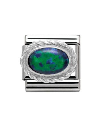 Nomination Classic Hopea Vihreä Opaali 330503/26-1