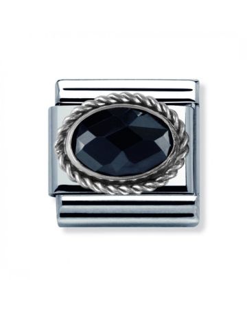 Nomination Classic Hopea Ovaali Musta ZK 330604/011