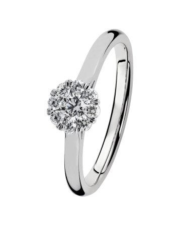 Kohinoor Dahlia timanttisormus 033-232V-30