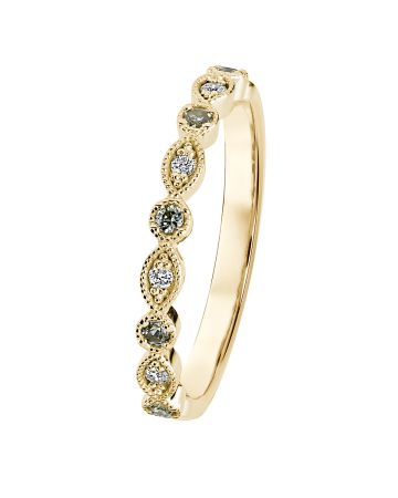 Kohinoor Clara timanttisormus / safiiri 033-269-04