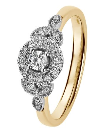 Kohinoor Clara Queen -timanttisormus 033-269-22