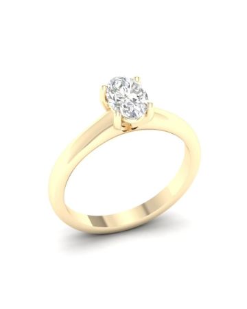 Brilliant Star Ring mit Labordiamant RS0703 YG 0.75CT