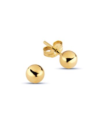 Kultaiset pallokorvakorut, 3 mm 100211-1