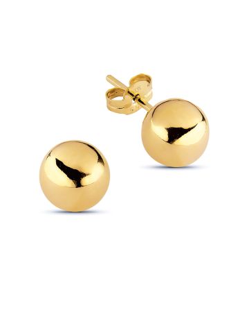 Kultaiset pallokorvakorut, 6mm 100241-1