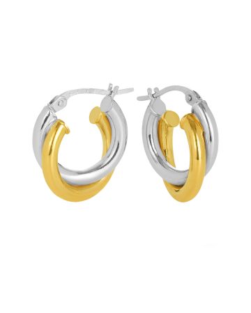 Kultaiset rengaskorvakorut 10OBC499/99 9K-1