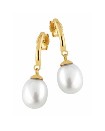 Kultaiset helmikorvakorut 110365-9K