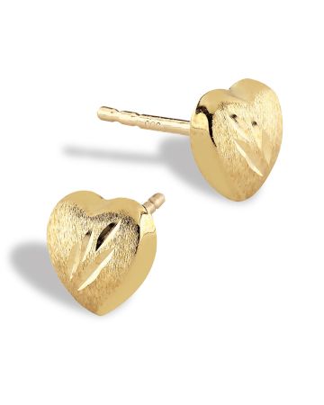 Gold HerzOhrringe 113031