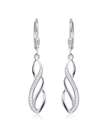 Hopeiset korvakorut, koukku E-7220Z