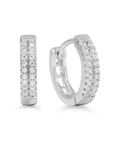 Hopeiset korvakorut E-4161Z