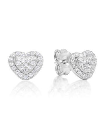 Hopeiset korvakorut E-1588Z