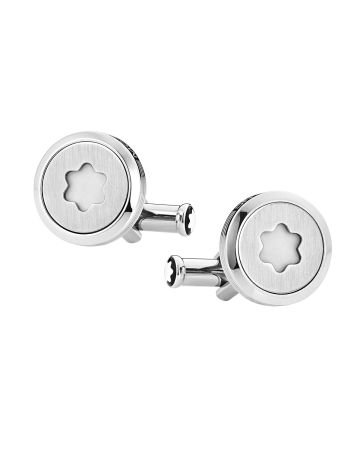 Montblanc StarWalker Cufflinks in Stainless Steel with Montblanc Emblem kalvosinnapit MB123799