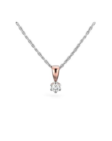 Festive Classic timanttiriipus, puna- ja valkokulta 129-010R-PV