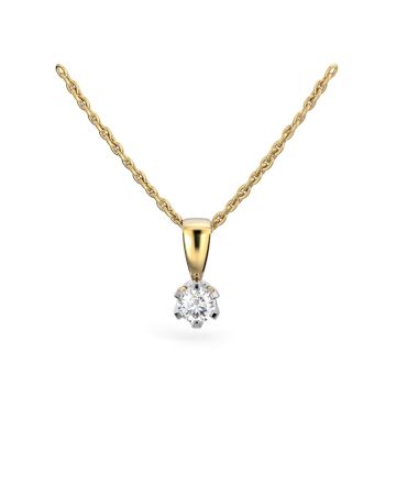 Festive Classic timanttiriipus, kelta- ja valkokulta 129-015R-KV