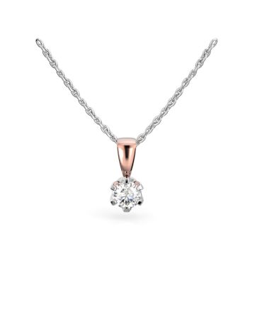 Festive Classic timanttiriipus, puna- ja valkokulta 129-025R-PV