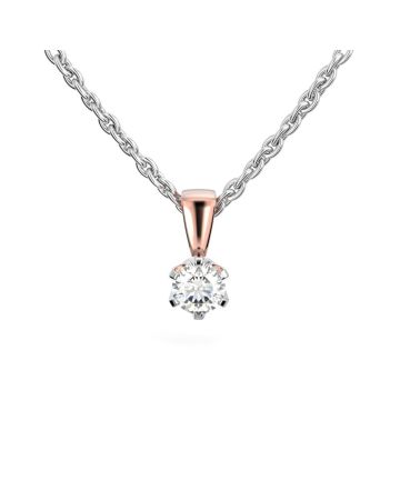 Festive Classic timanttiriipus, puna- ja valkokulta 129-040R-PV