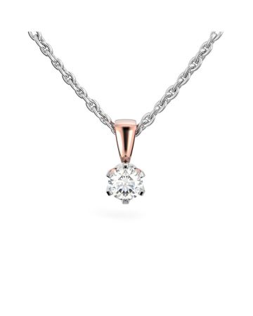 Festive Classic timanttiriipus, puna- ja valkokulta 129-045R-PV