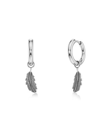 Edblad Feather Hoops S Silver korvakorut 132158