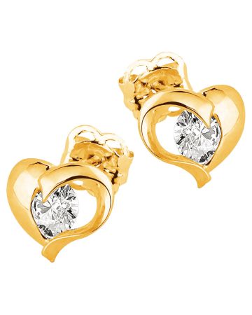 Kultaiset tappikorvakorut JE34308-CZ