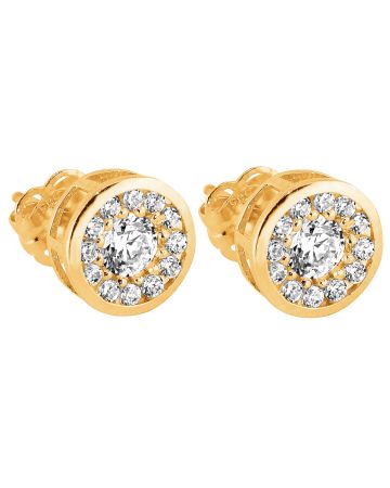 Kultaiset tappikorvakorut JE38423-CZ