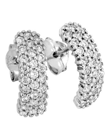 Valkokultaiset tappikorvakorut 412980-00R