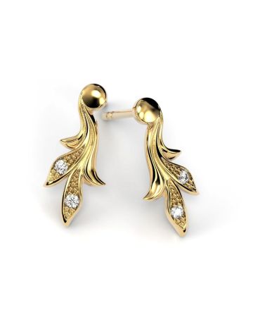 Festive Feeniks Korvakorut 0,04 ct keltakulta 14-707-004K-KK