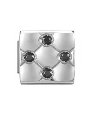 Nomination Classic Royal Hopea Ruudukko Musta ZK 140956/22