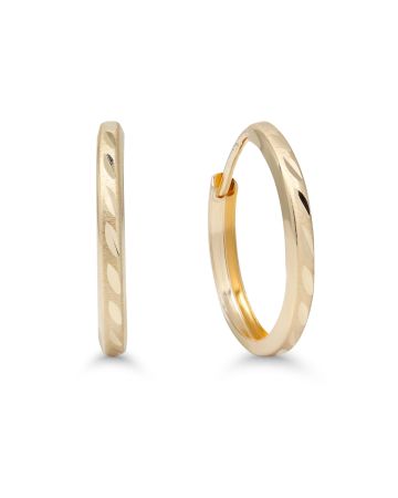 Kultaiset rengaskorvakorut 1513FTL-1