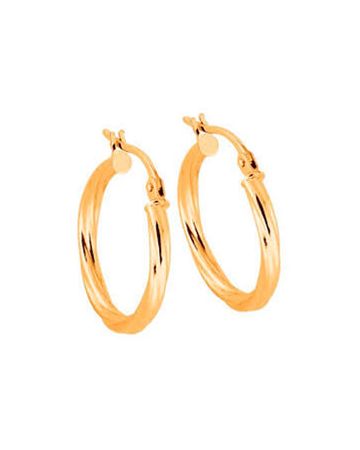 Kultaiset rengaskorvakorut 15OBC389/99 375