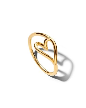 Pandora Organically Shaped Heart Small sormus 164361C00